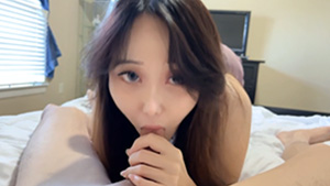 Shy Asian Girl In Lingerie Tries To Impress Her Man